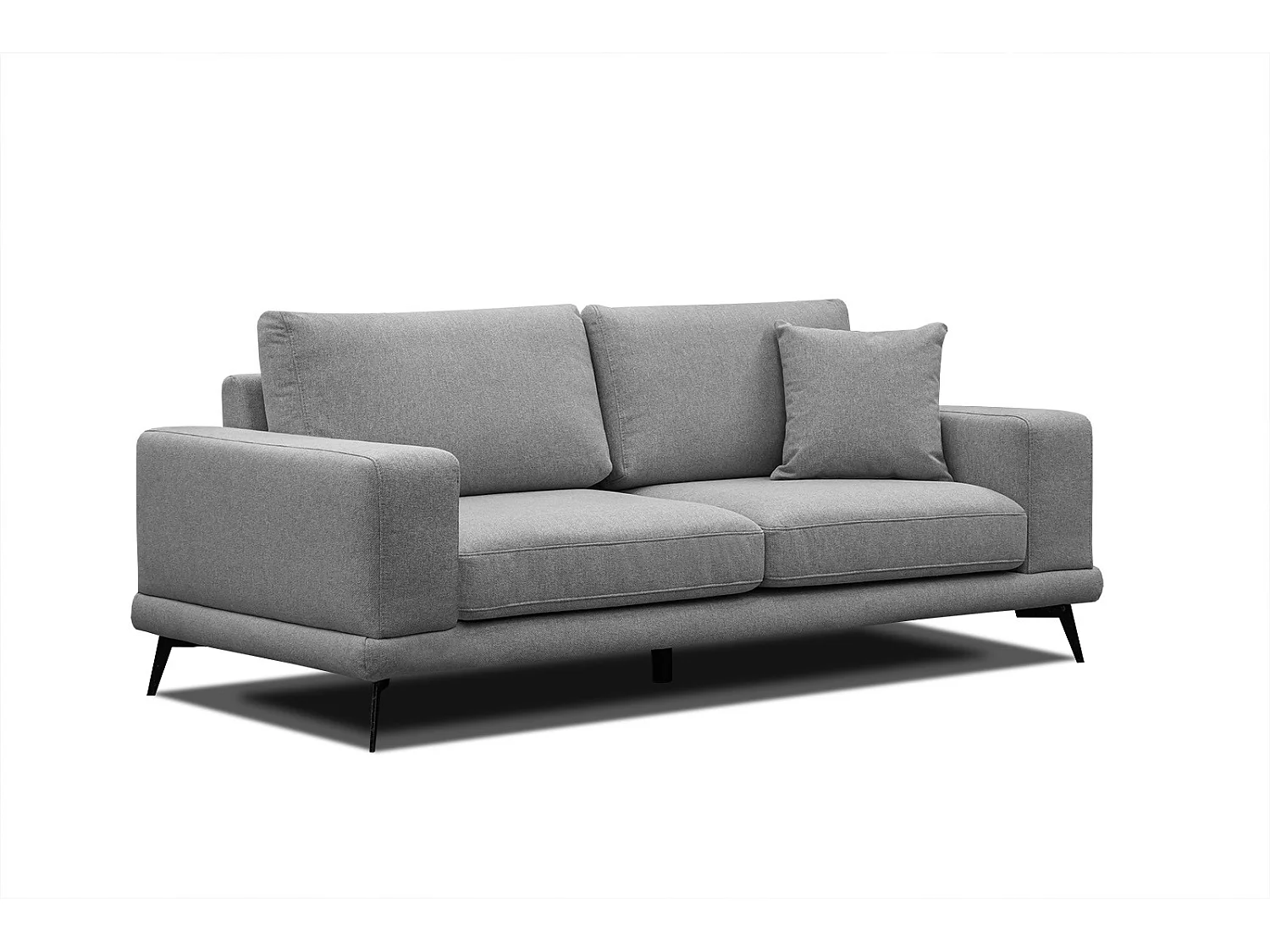 MEDIOLANE Sofa 2,5-Sitzer, grau