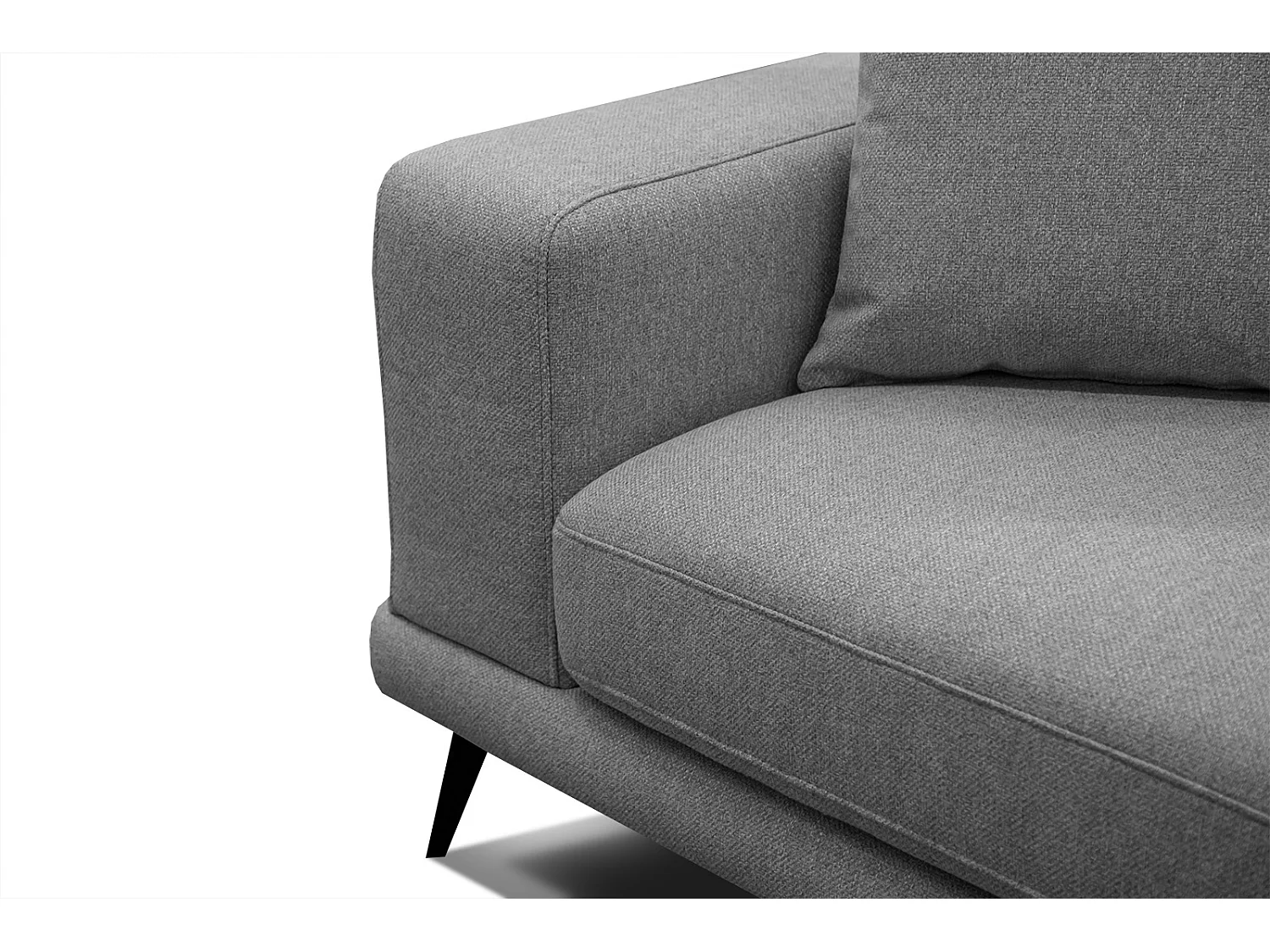 MEDIOLANE Sofa 2,5-Sitzer, grau