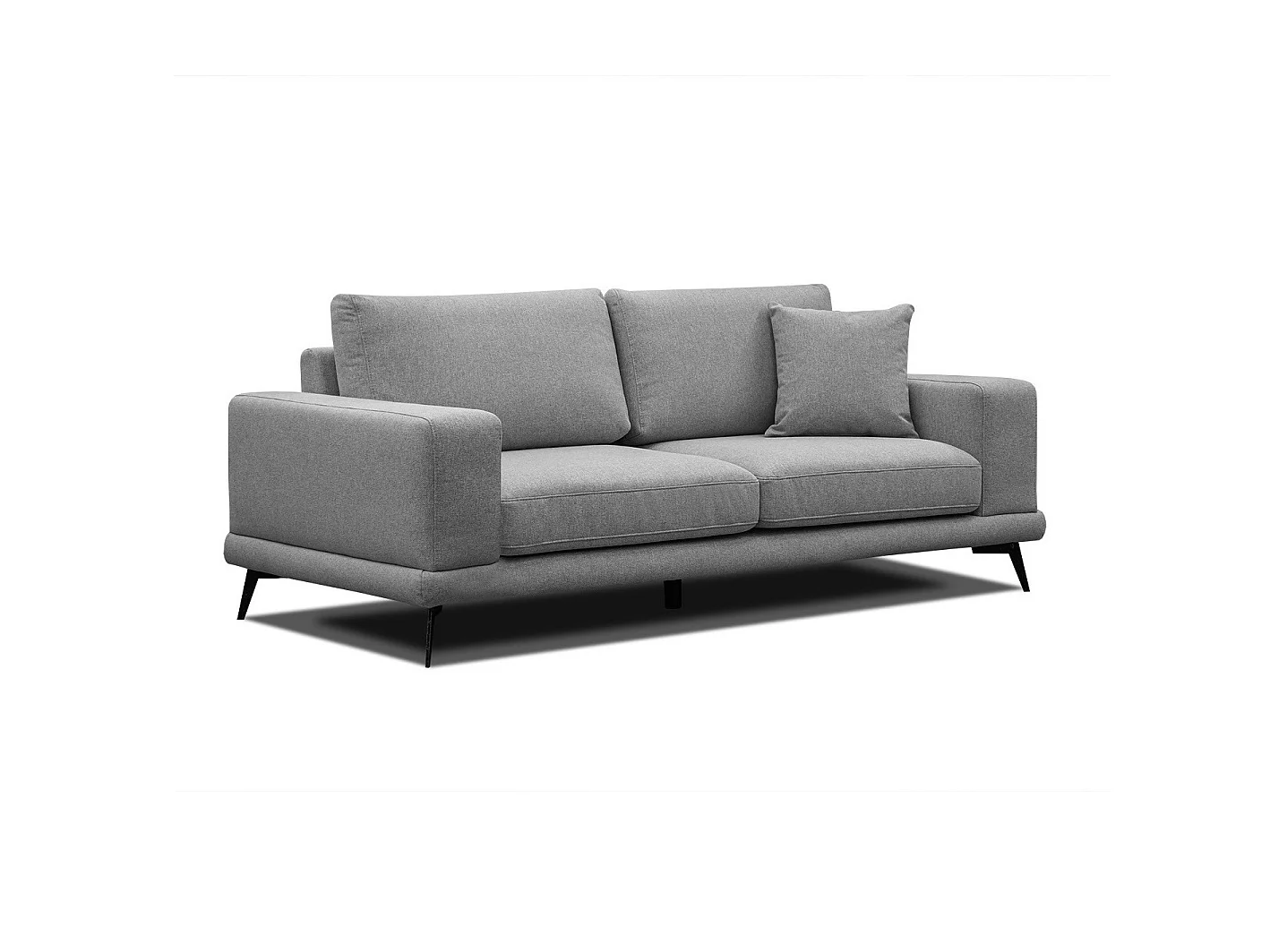 MEDIOLANE Sofa 2,5-Sitzer, grau