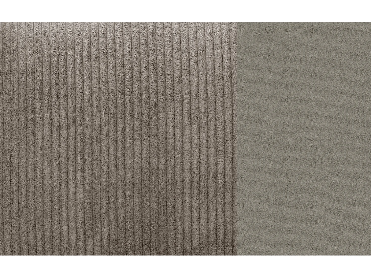 TAUER Ecksofa 3-Sitzer links, taupe