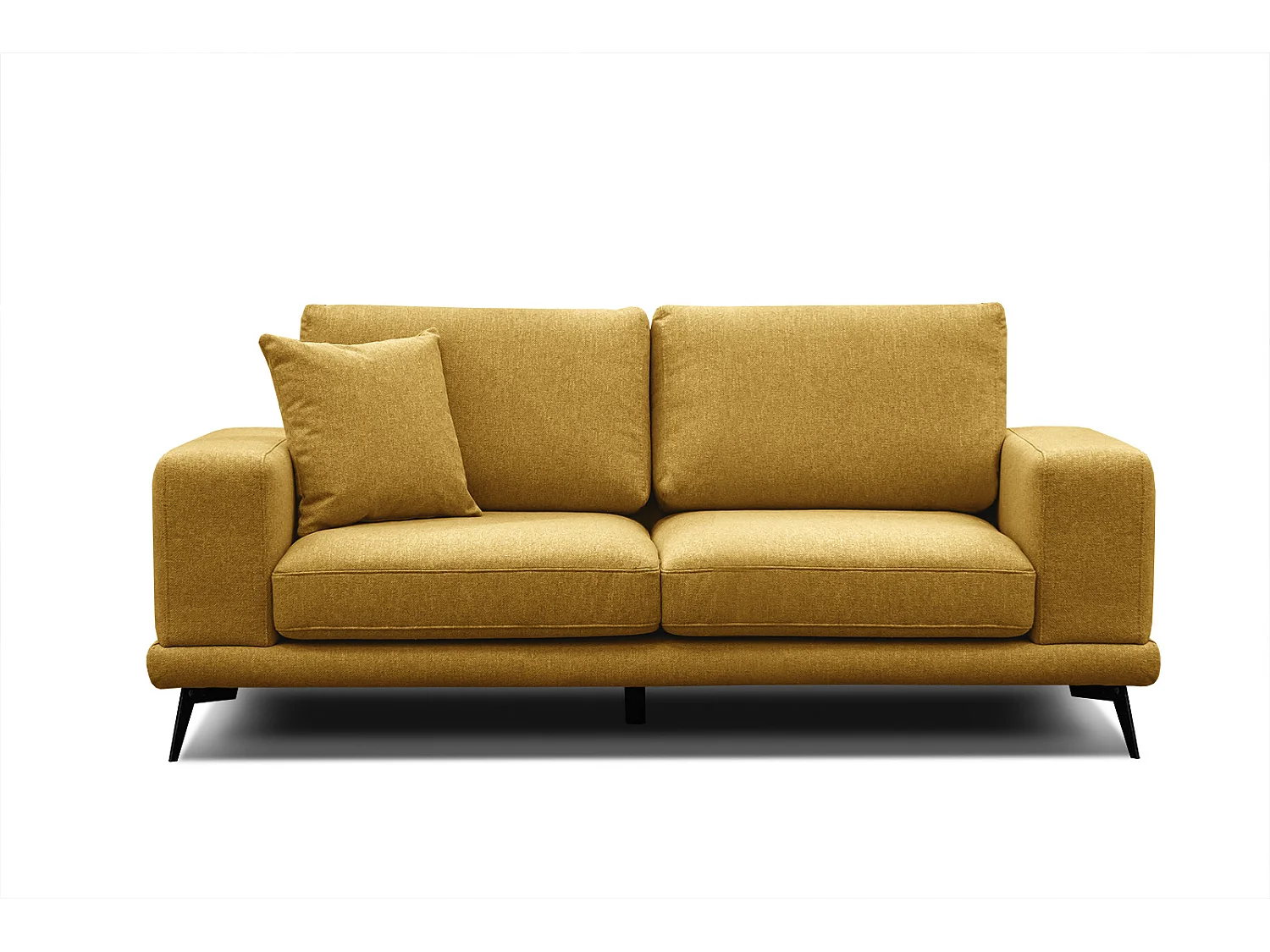 MEDIOLANE Sofa 2,5-Sitzer, senfgelb