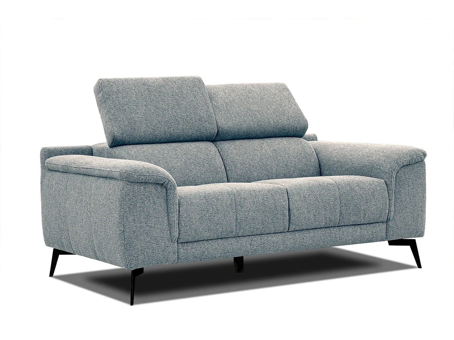FIERO Sofa 2-Sitzer mit verstellbare Kopfstützen, mint