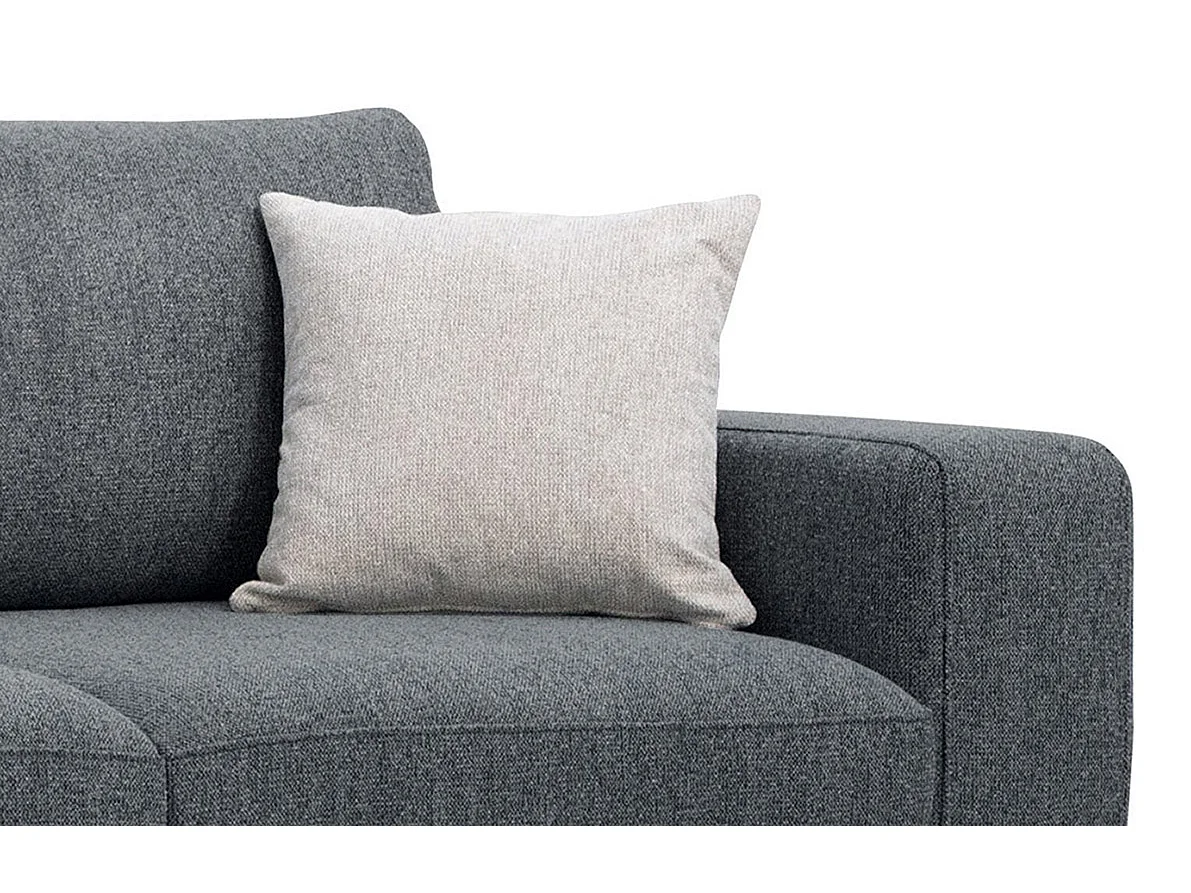 MEDIOLANE Ecksofa 5-Sitzer links, dunkelgrau