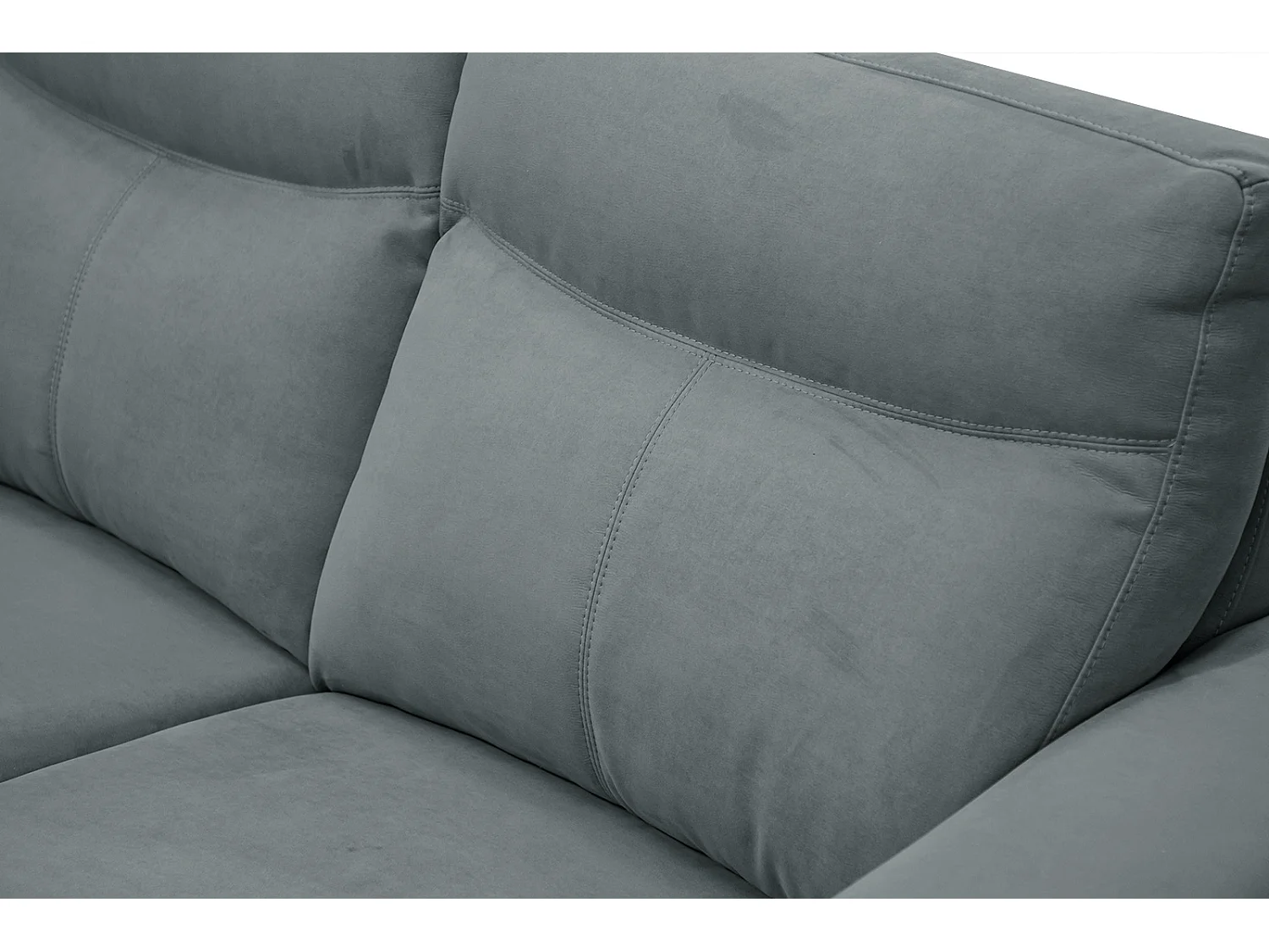JONES Sofa 2-Sitzer, blaugrau