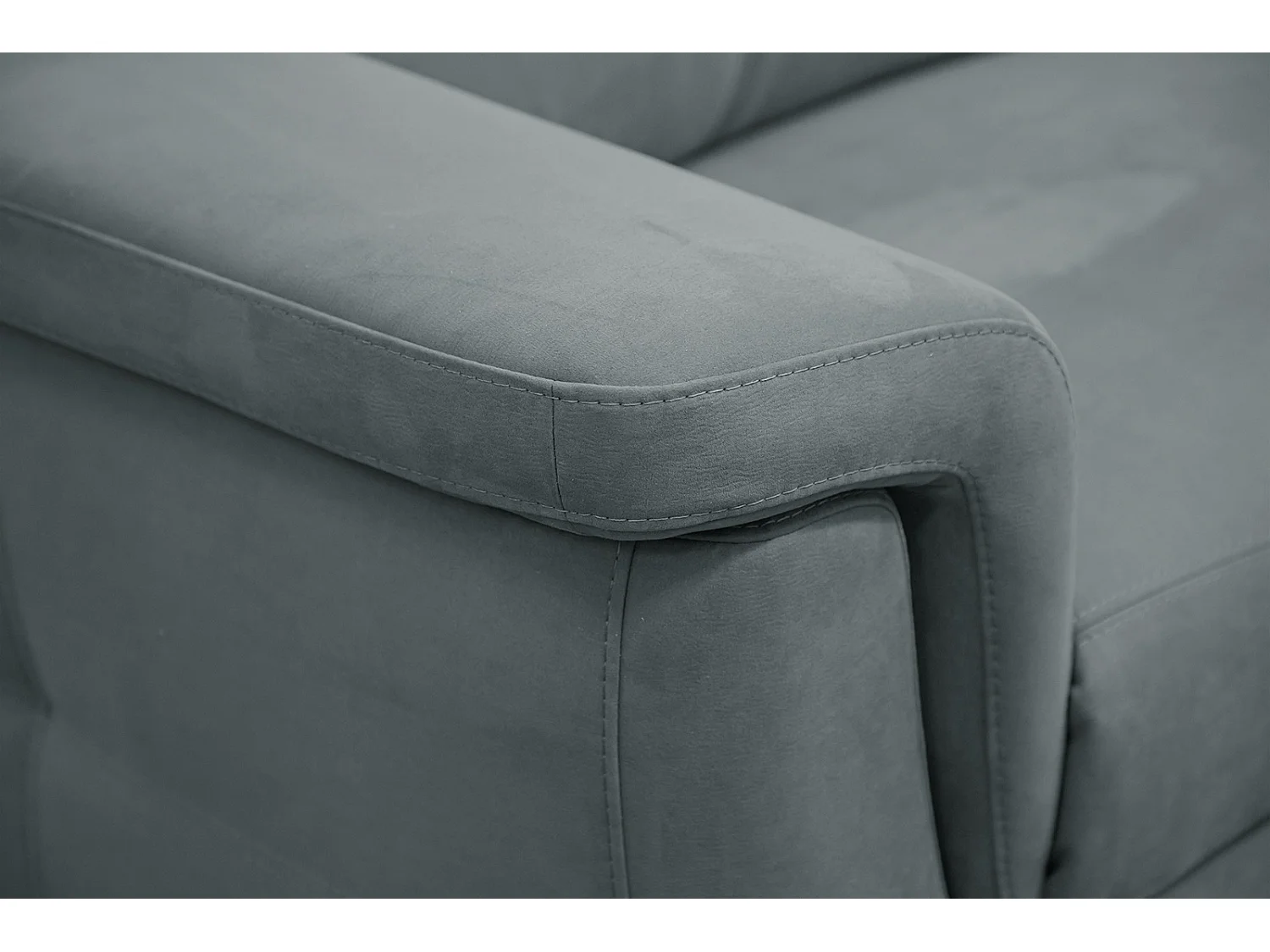 JONES Sofa 2-Sitzer, blaugrau
