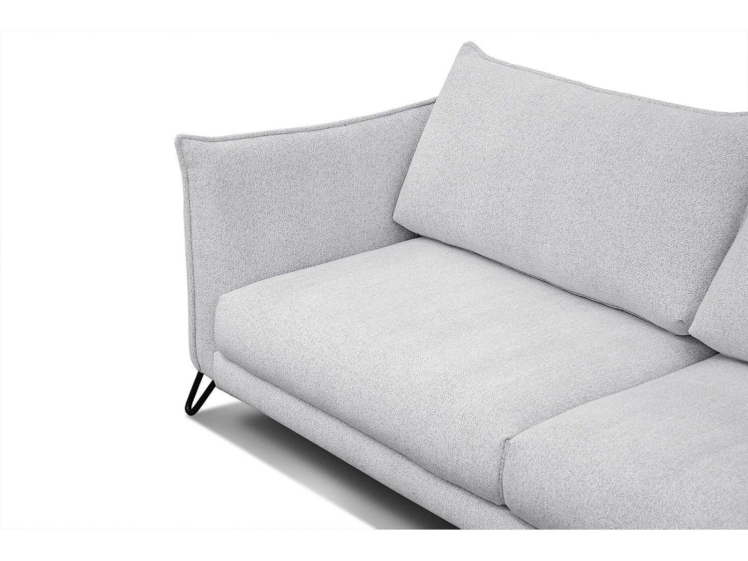HOSTEN Sofa 2,5-Sitzer, hellgrau