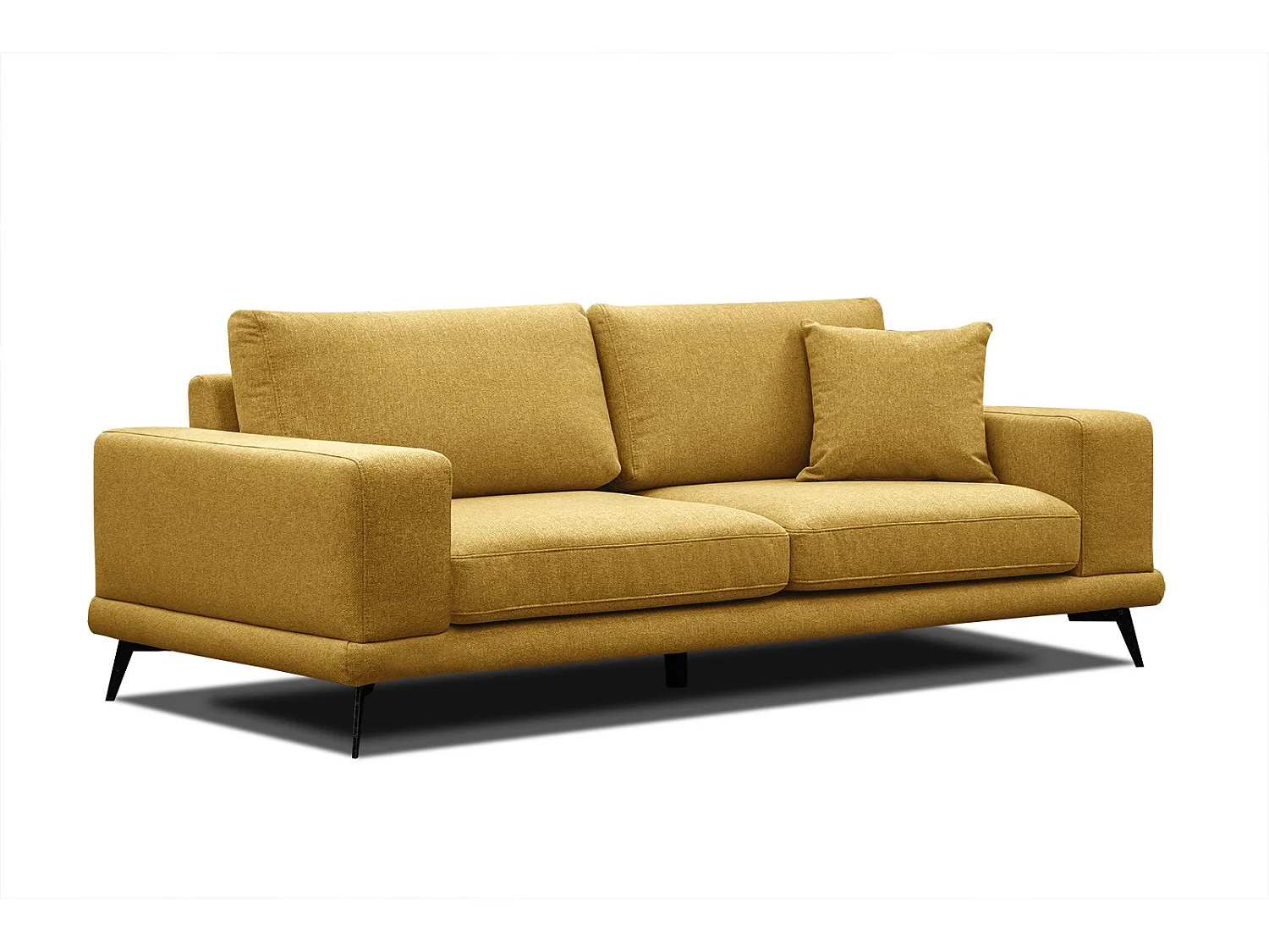 MEDIOLANE Sofa 3-Sitzer, senfgelb