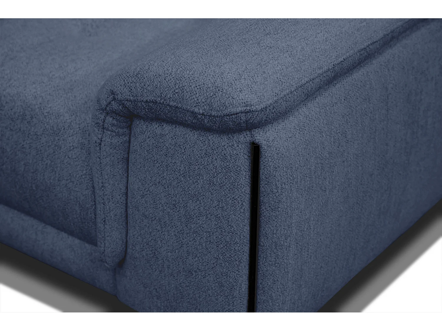 MATERA Sofa 2-Sitzer mit verstellbare Kopfstützen, dunkelblau