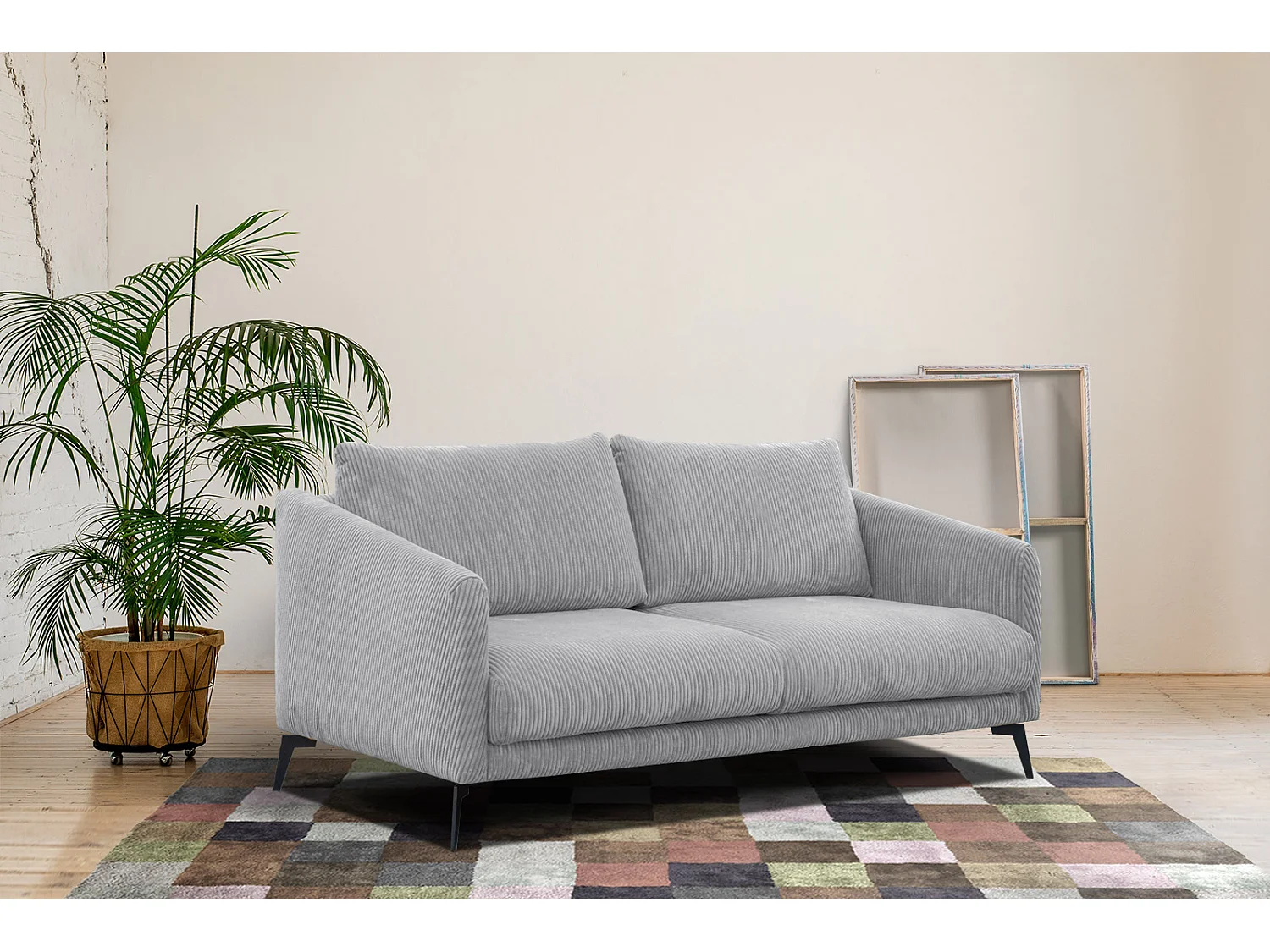 VILT Sofa 2,5-Sitzer, hellgrau