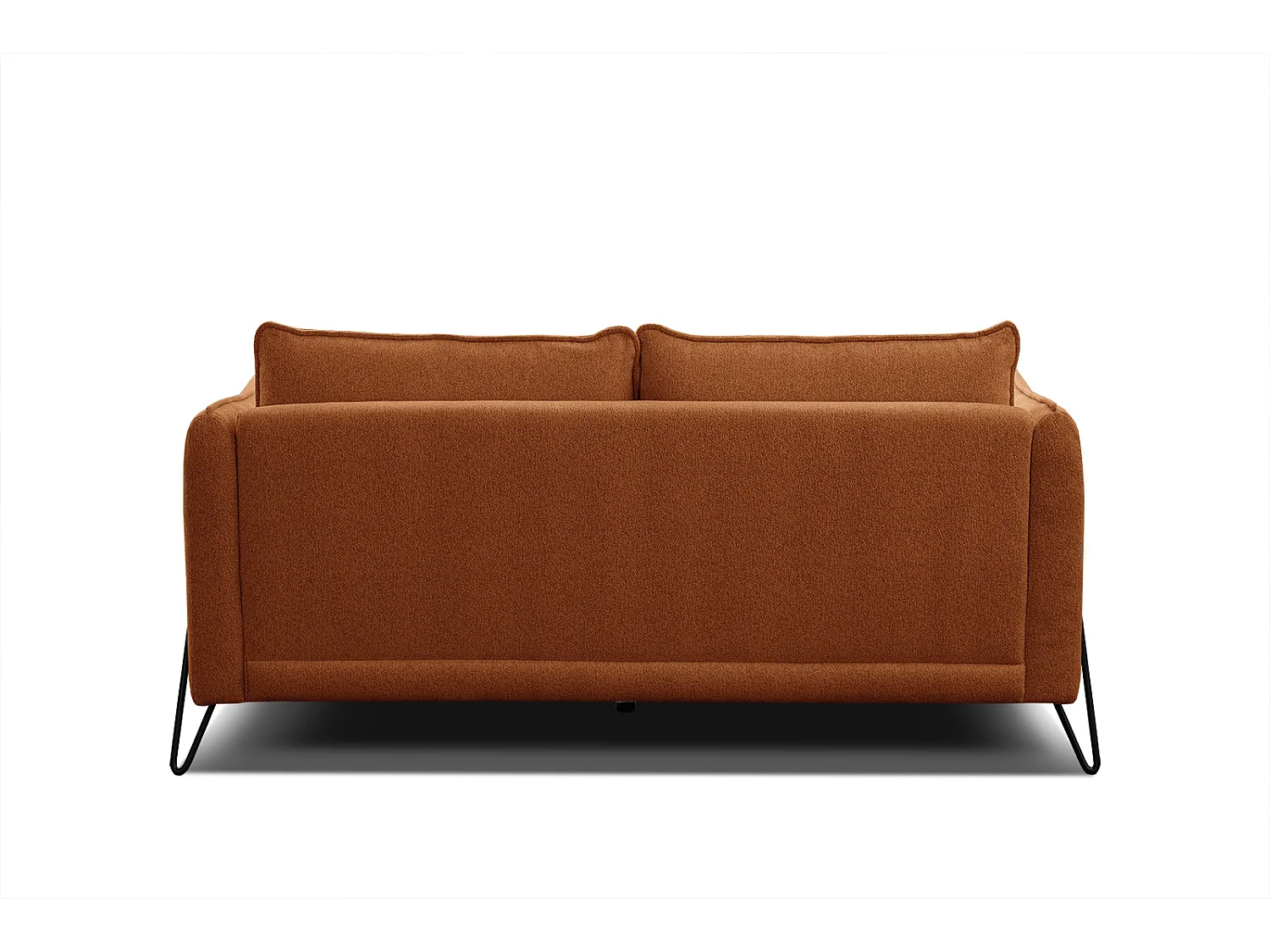 HOSTEN Sofa 2,5-Sitzer, dunkelorange
