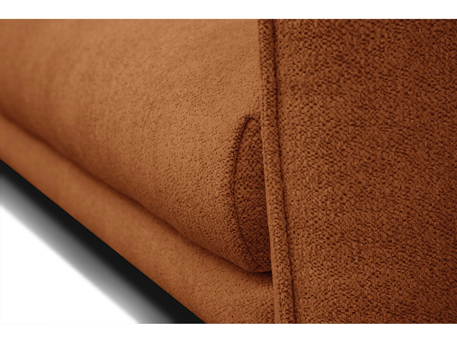 HOSTEN Sofa 2,5-Sitzer, dunkelorange