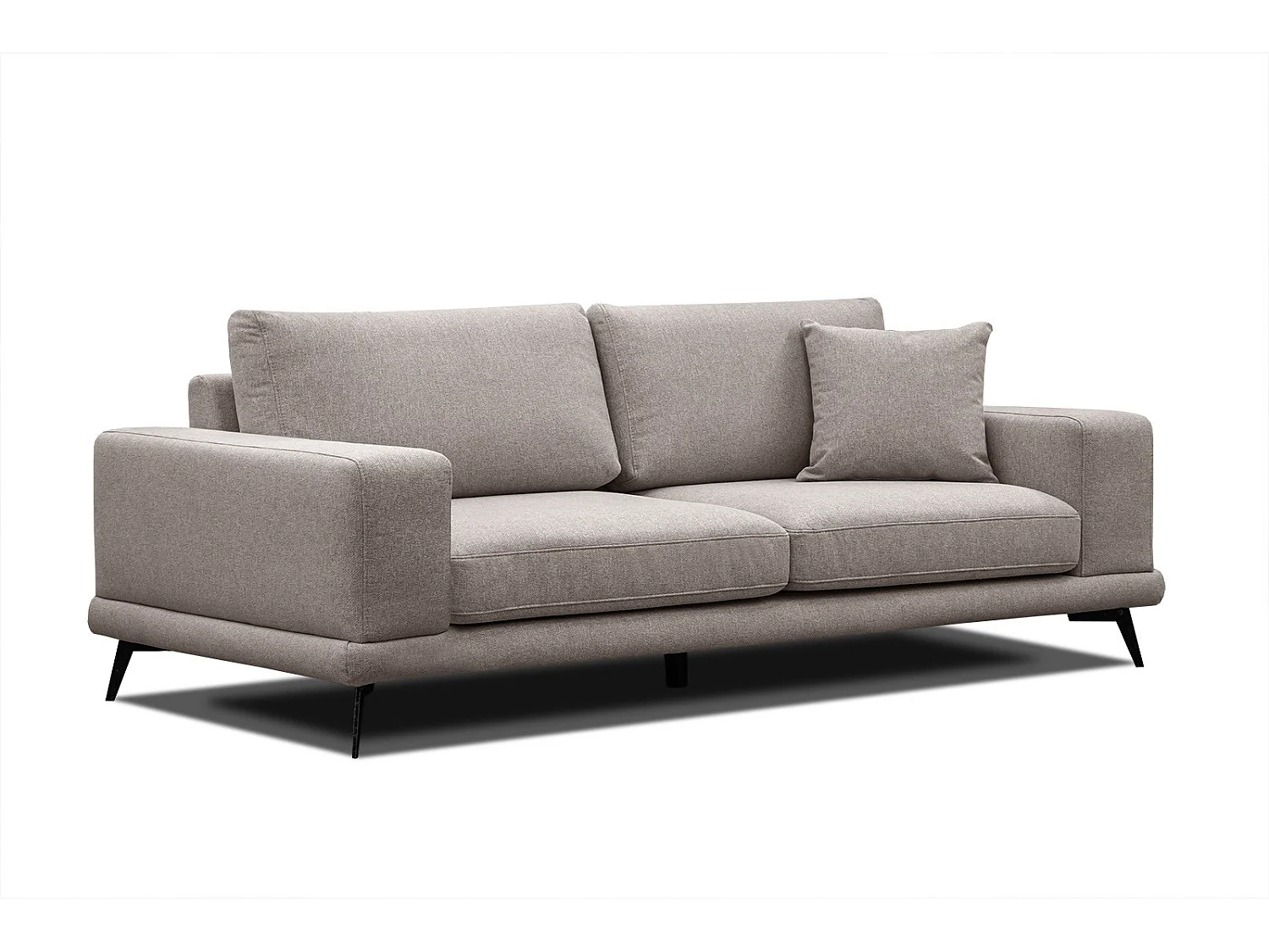 MEDIOLANE Sofa 3-Sitzer, taupe