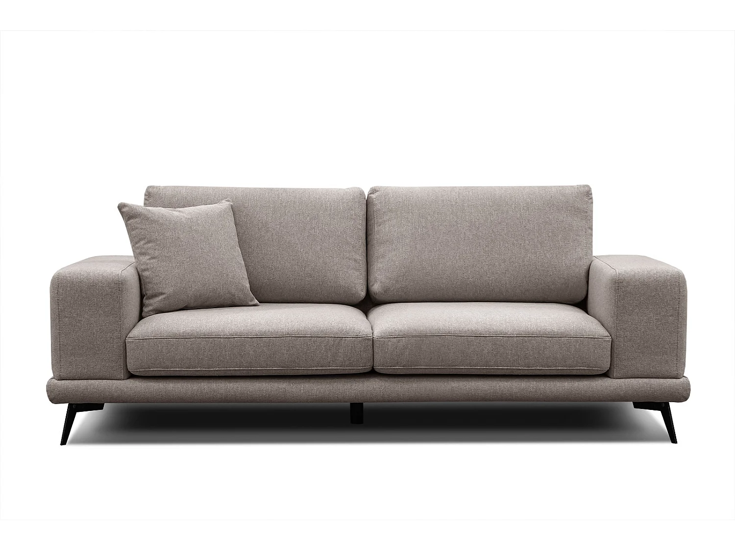 MEDIOLANE Sofa 3-Sitzer, taupe
