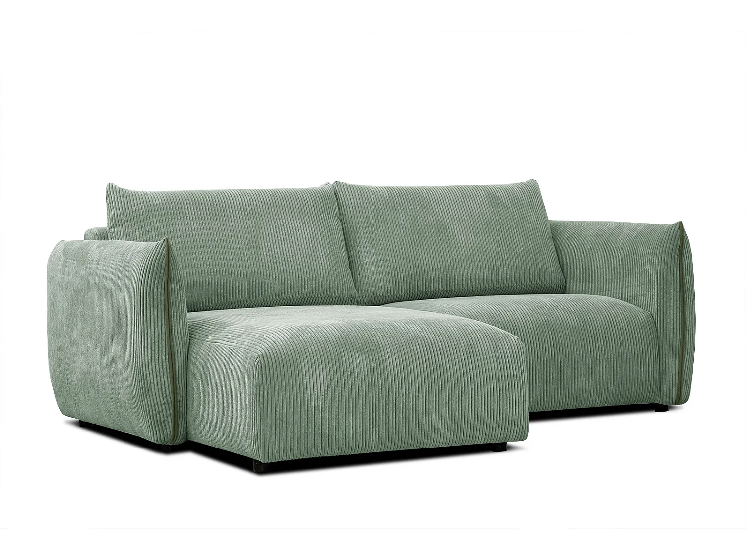 TAUER Ecksofa 3-Sitzer links, mint