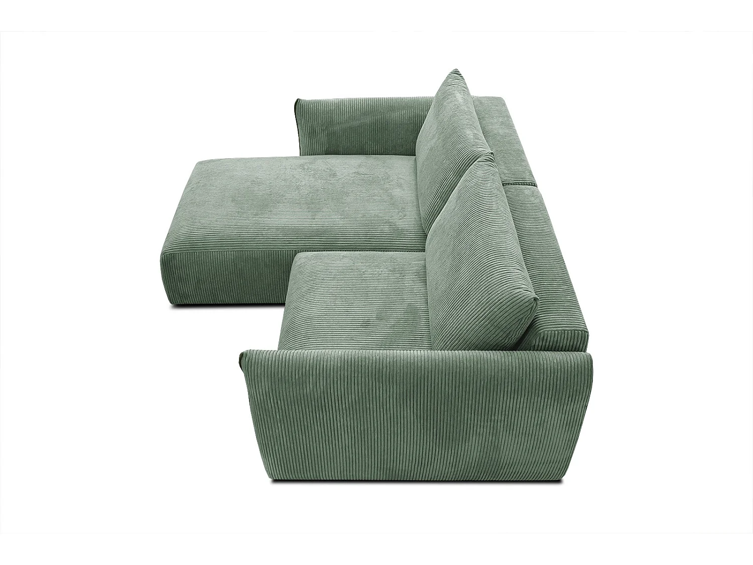 TAUER Ecksofa 3-Sitzer links, mint