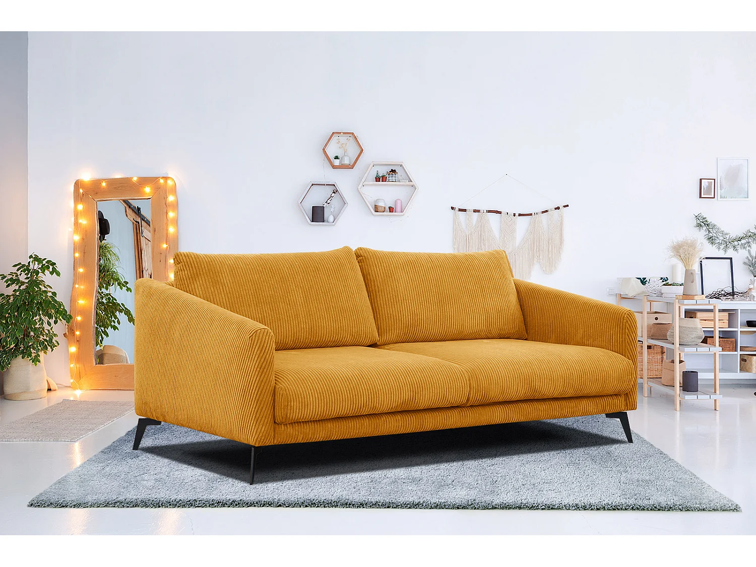 VILT Sofa 3-Sitzer, safran