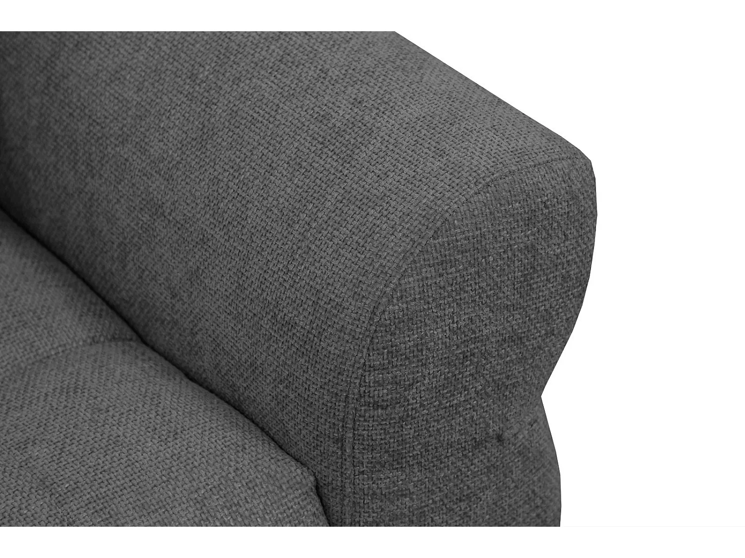 SALVINI Sofa 2-Sitzer, dunkelgrau