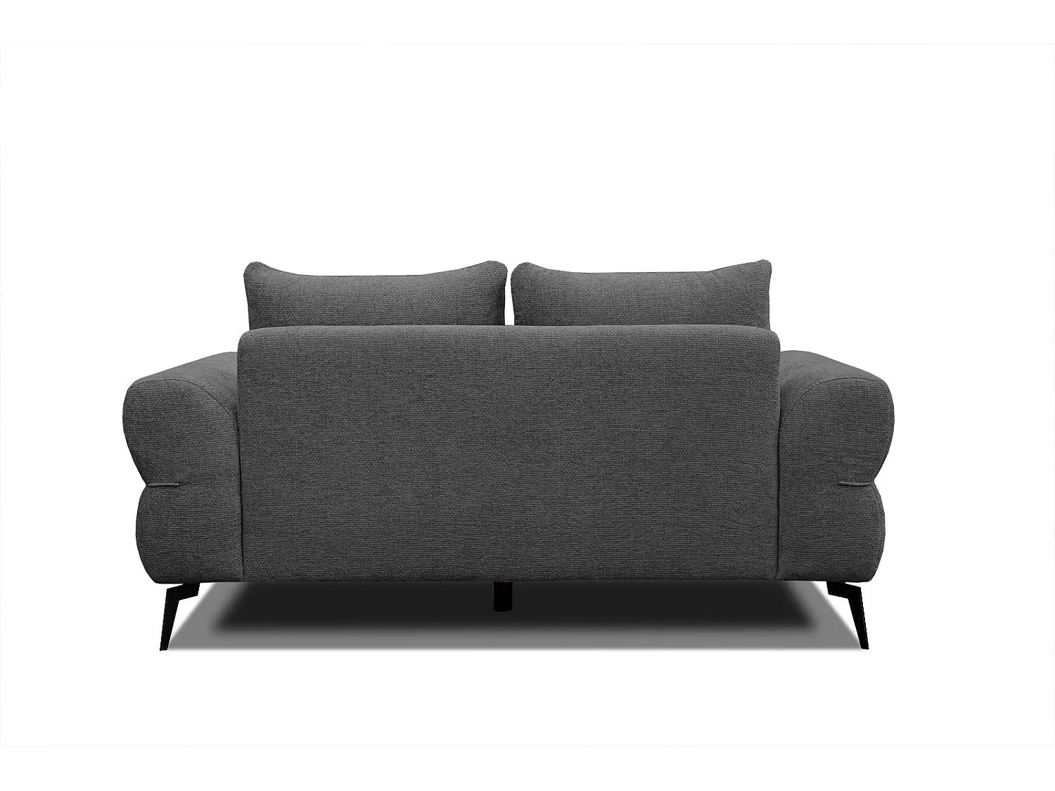 SALVINI Sofa 2-Sitzer, dunkelgrau