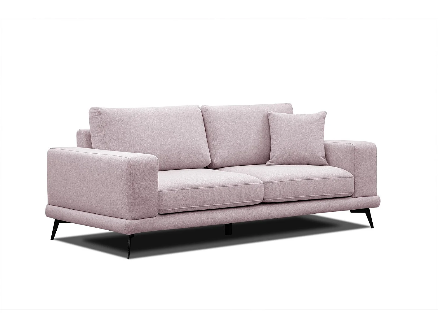MEDIOLANE Sofa 2,5-Sitzer, rosé