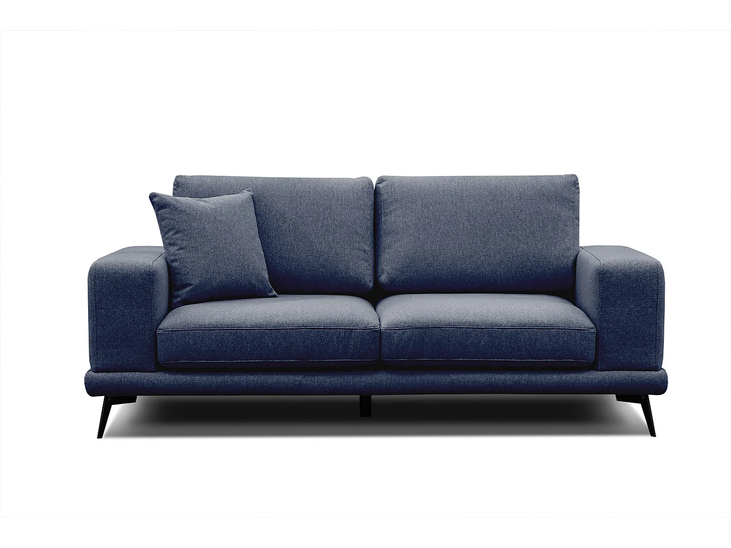 MEDIOLANE Sofa 2,5-Sitzer, marineblau