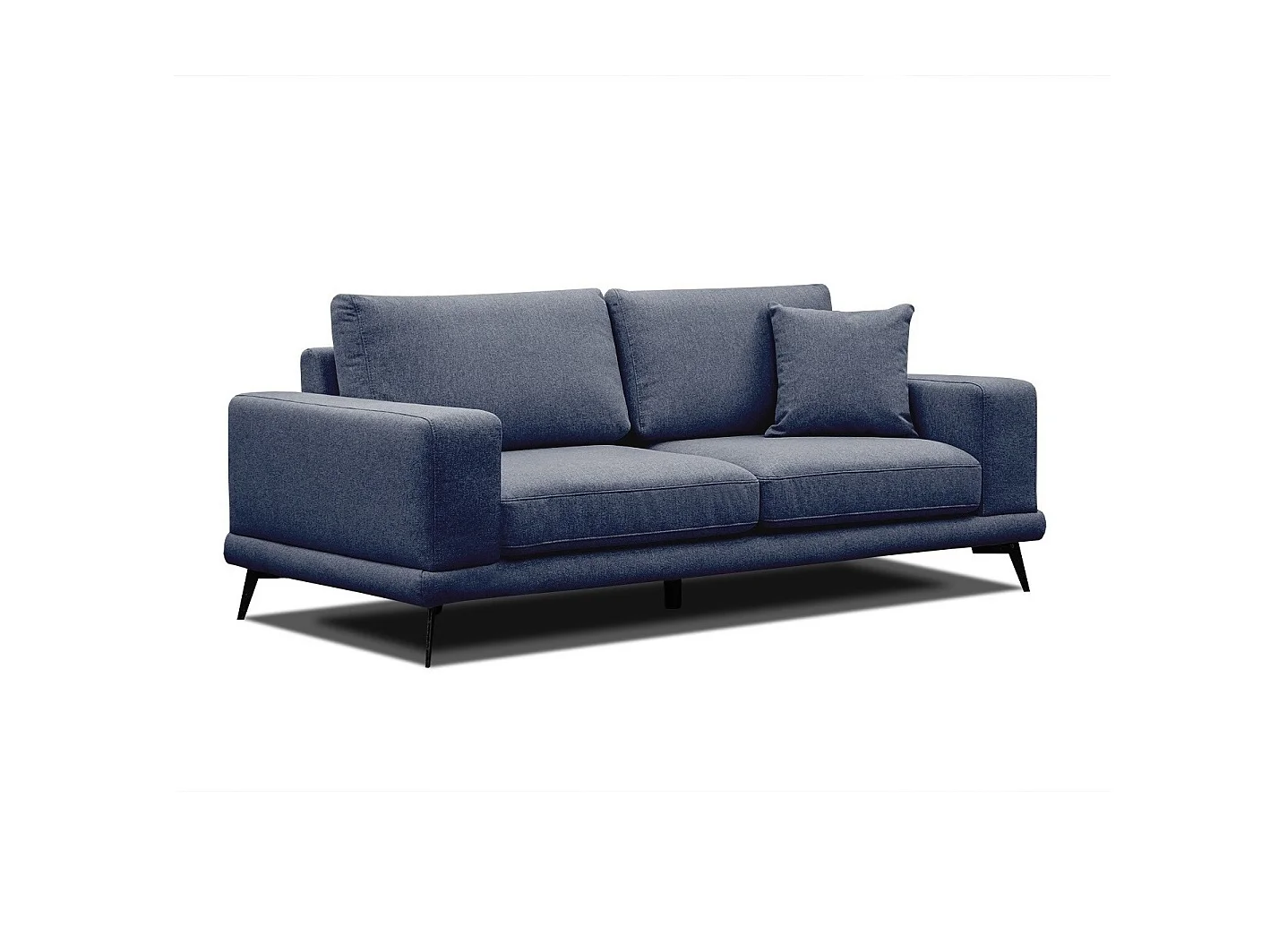MEDIOLANE Sofa 2,5-Sitzer, marineblau
