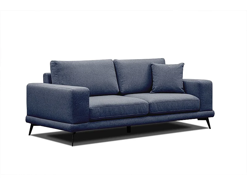 MEDIOLANE Sofa 2,5-Sitzer, marineblau
