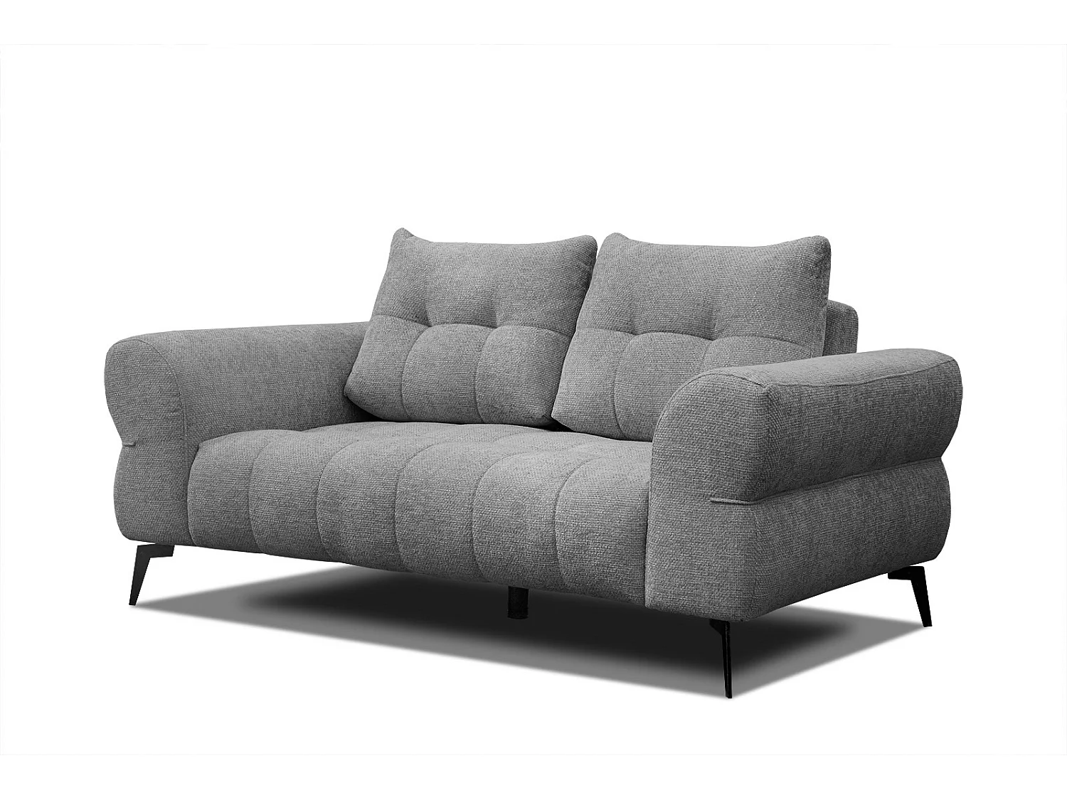SALVINI Sofa 2-Sitzer, grau