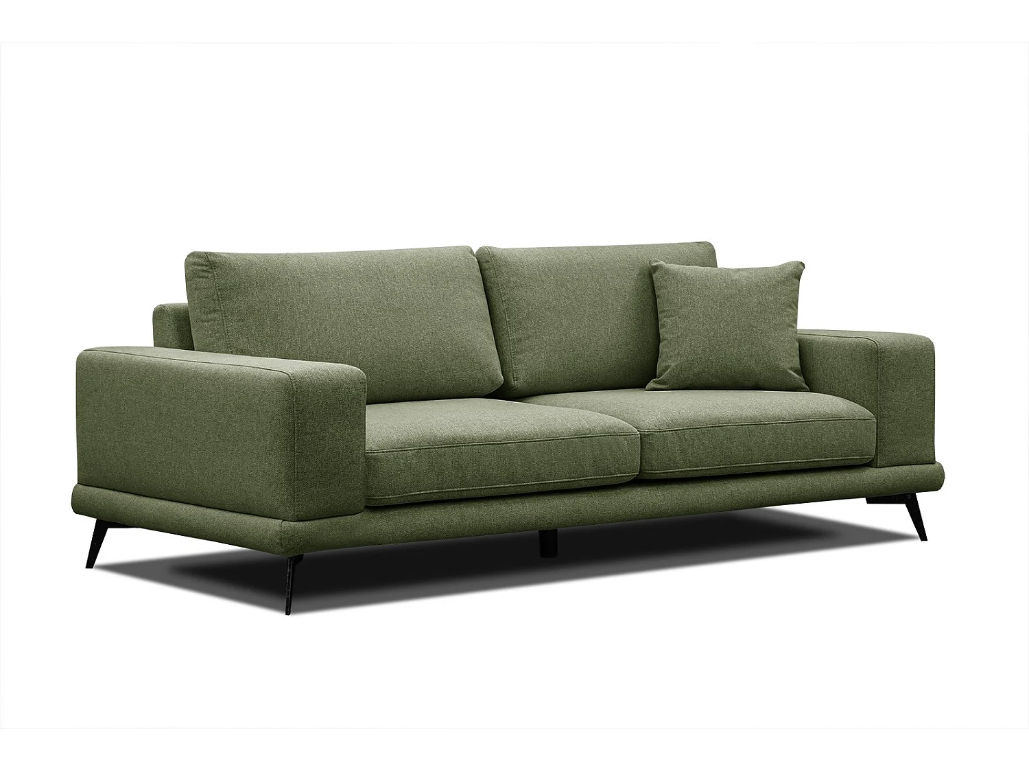MEDIOLANE Sofa 3-Sitzer, olive