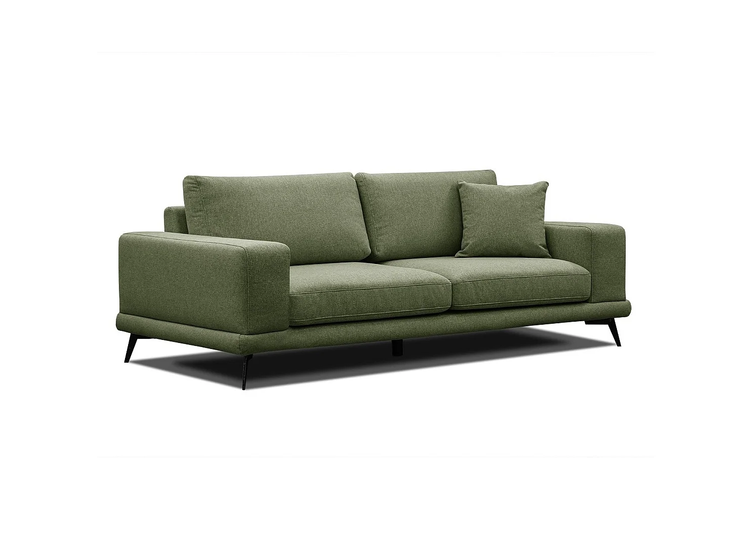 MEDIOLANE Sofa 3-Sitzer, olive