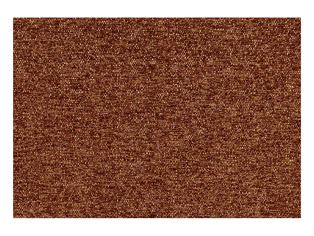 Canapé droit XXL 3 places tissu orange foncé - CALVERA