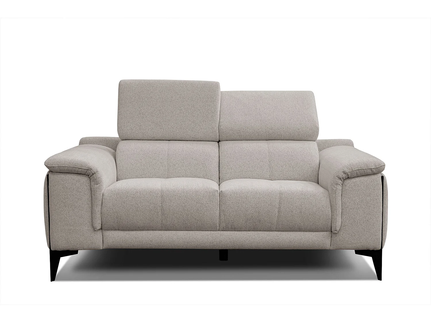 MATERA Sofa 2-Sitzer mit verstellbare Kopfstützen, ecru