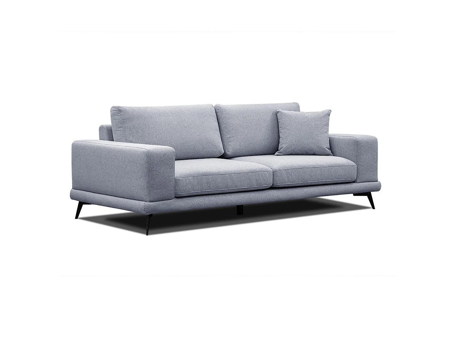 MEDIOLANE Sofa 3-Sitzer, hellblau