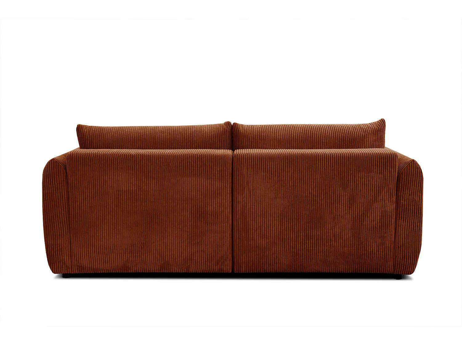 TAUER Ecksofa 3-Sitzer links, orange