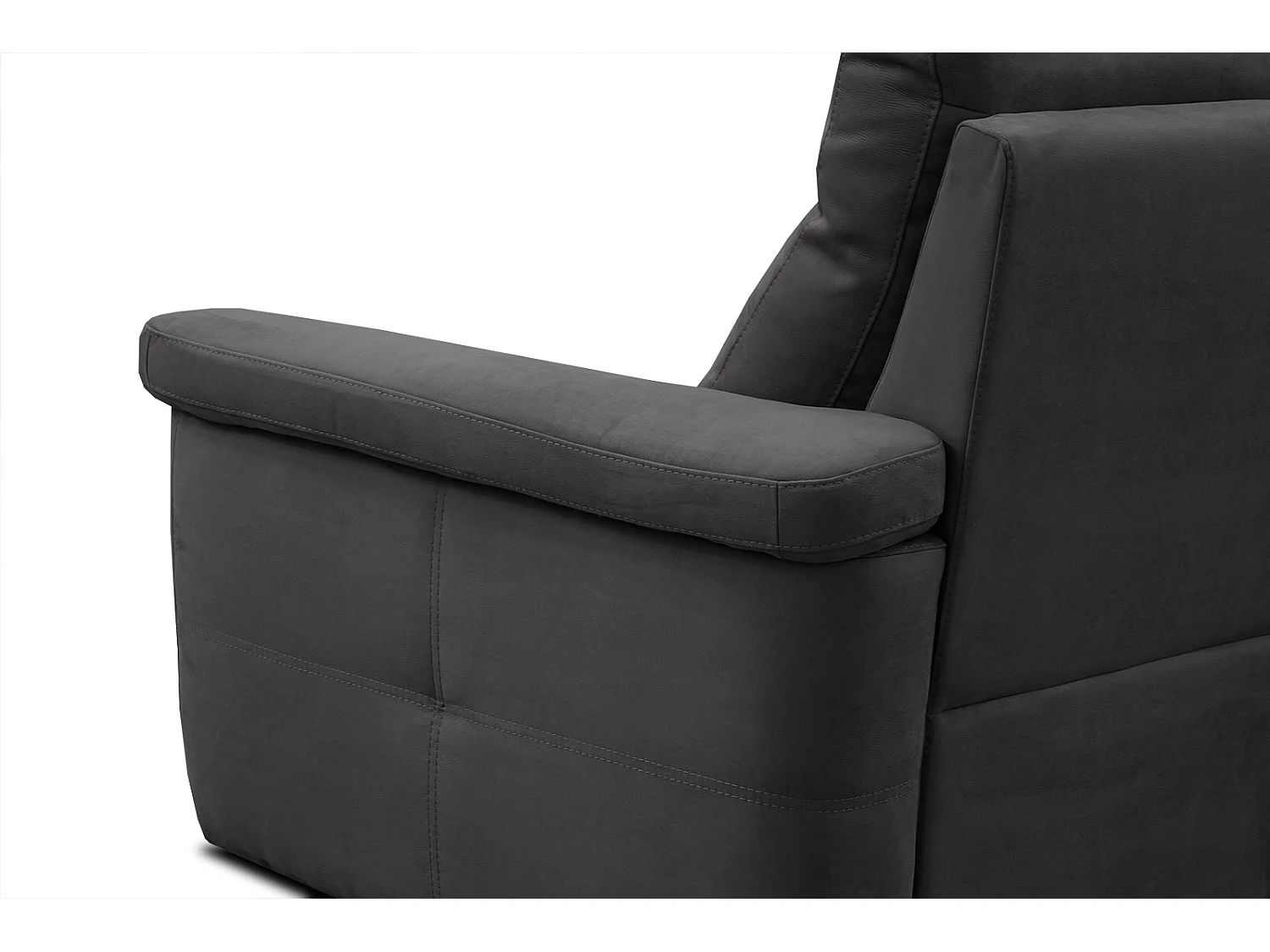 JONES Sofa 2-Sitzer, anthrazit