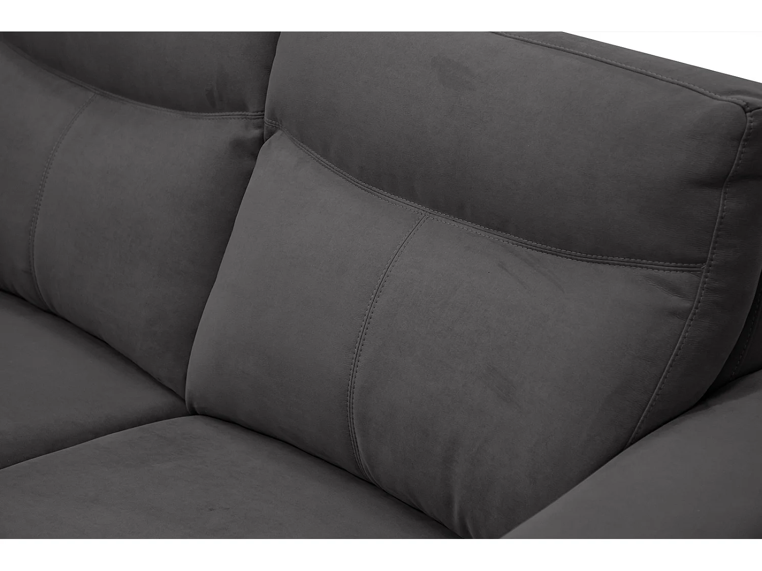 JONES Sofa 2-Sitzer, anthrazit