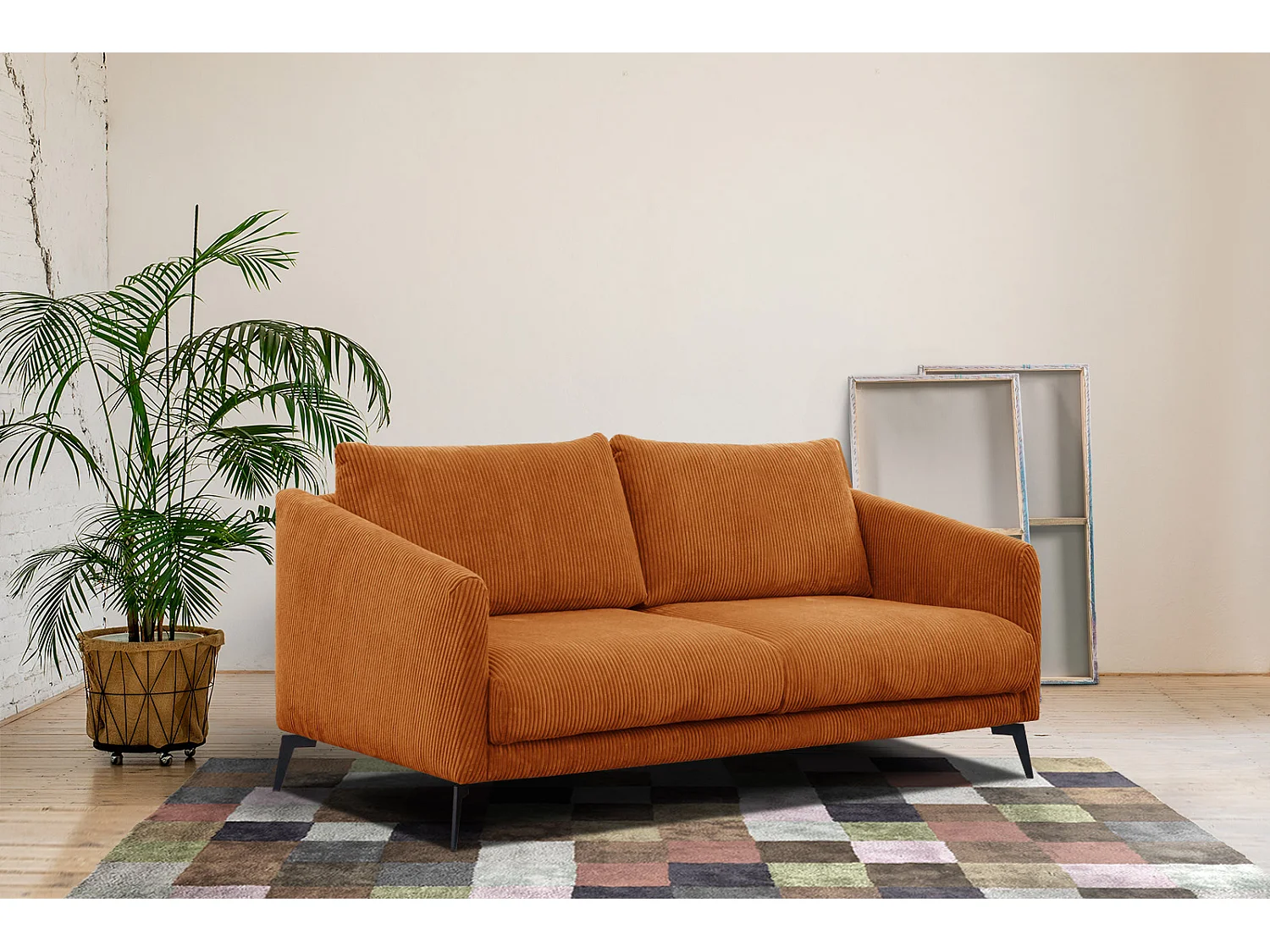 VILT Sofa 2,5-Sitzer, orange
