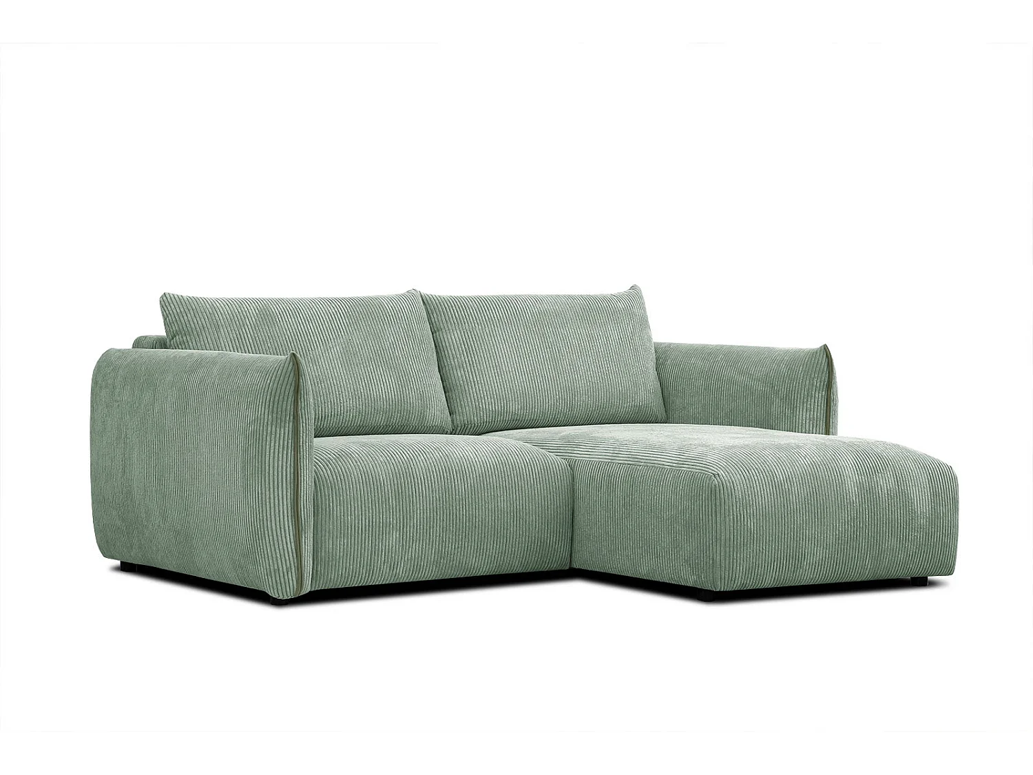 TAUER Ecksofa 3-Sitzer rechts, mint