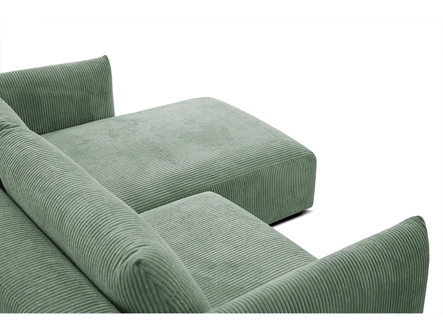 TAUER Ecksofa 3-Sitzer rechts, mint