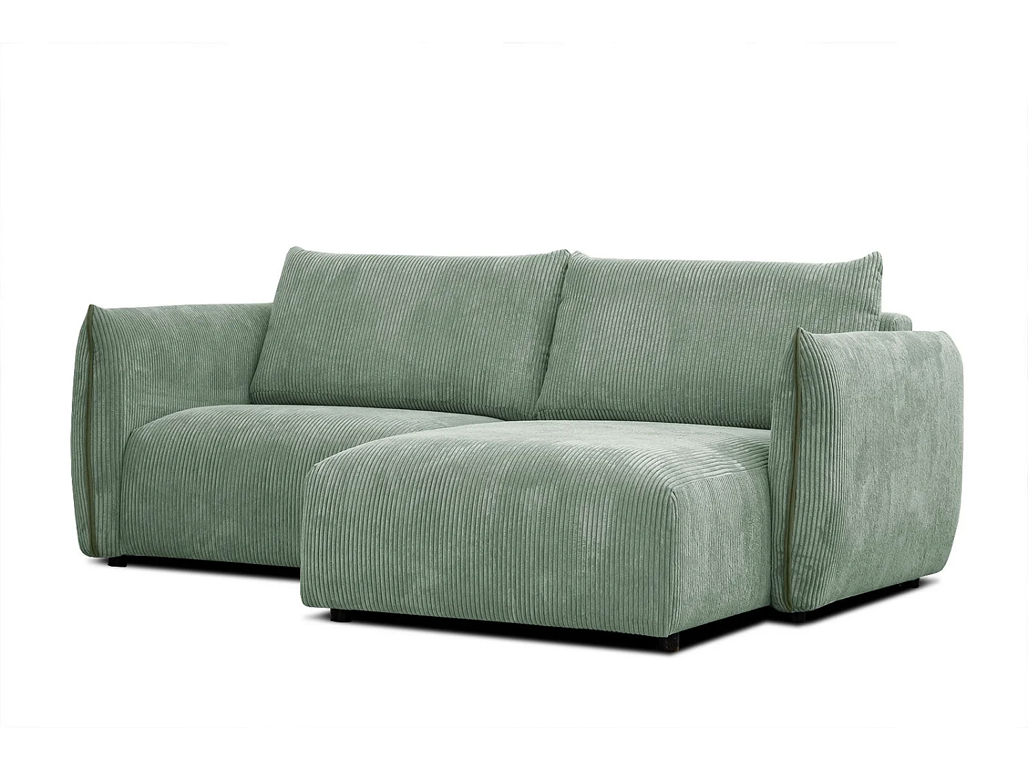 TAUER Ecksofa 3-Sitzer rechts, mint