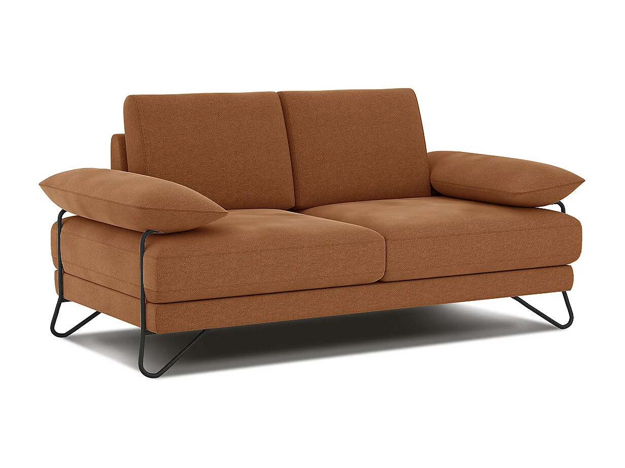 LORI Sofa 2-Sitzer, orange