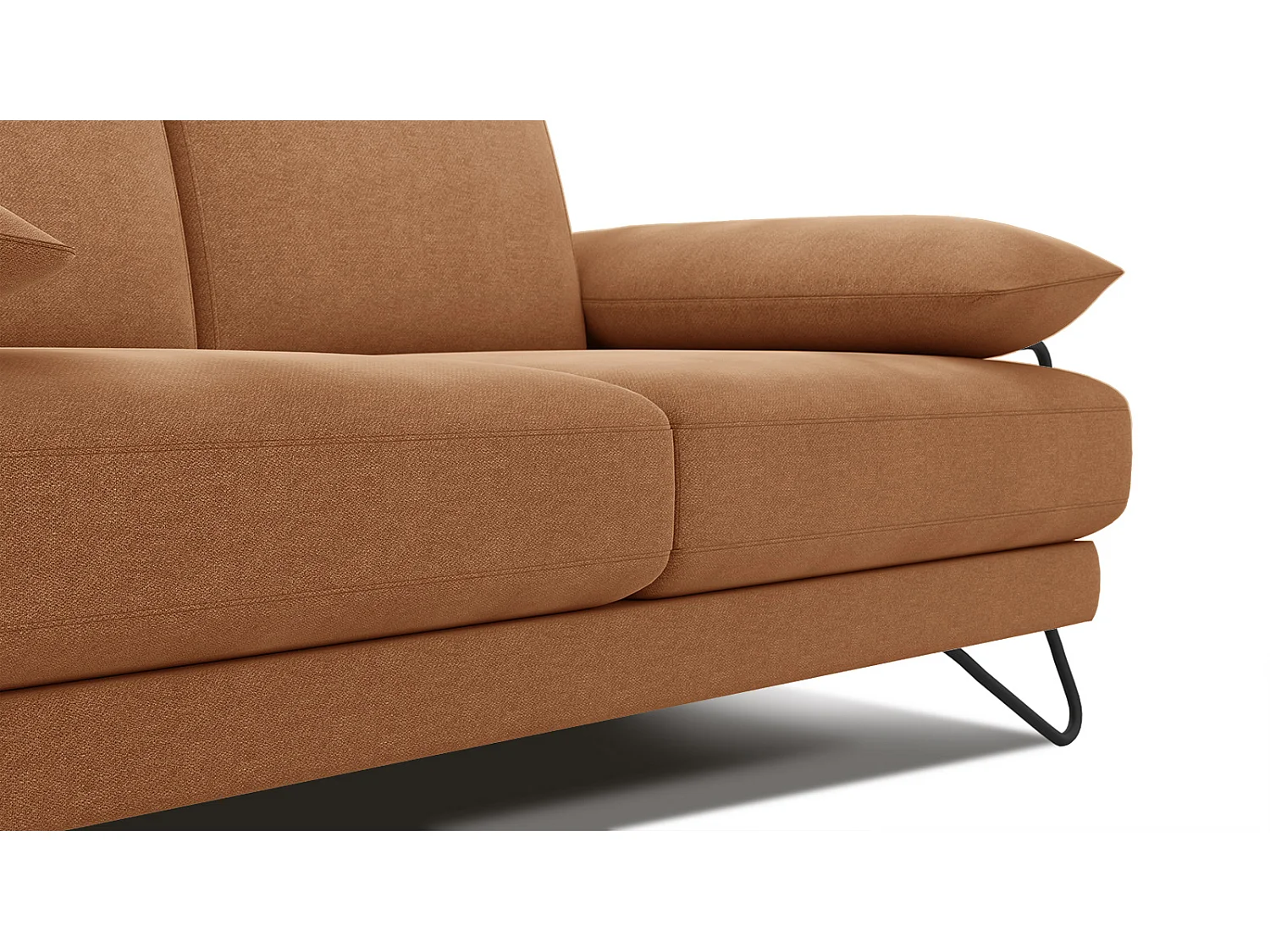 LORI Sofa 2-Sitzer, orange