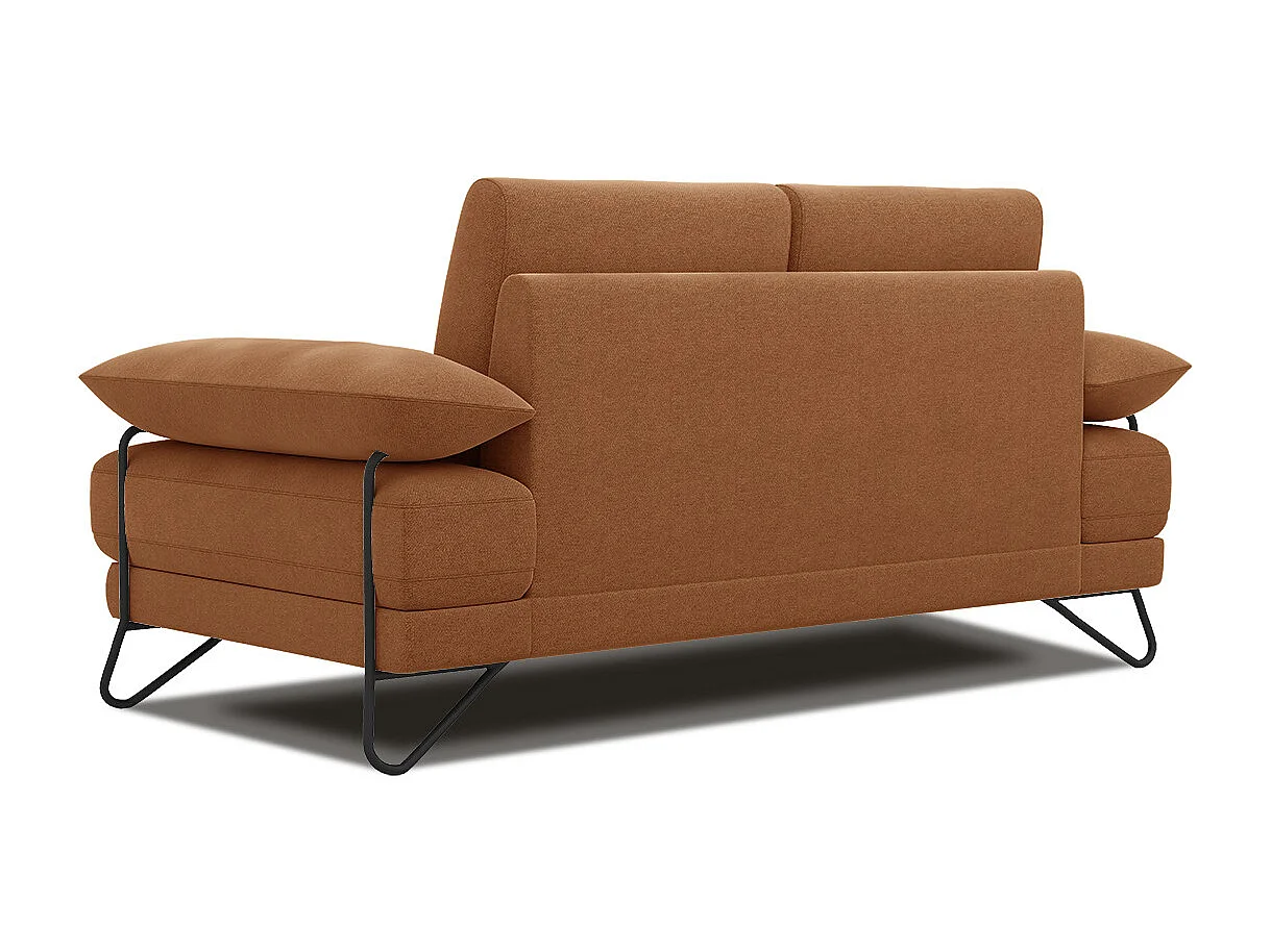 LORI Sofa 2-Sitzer, orange