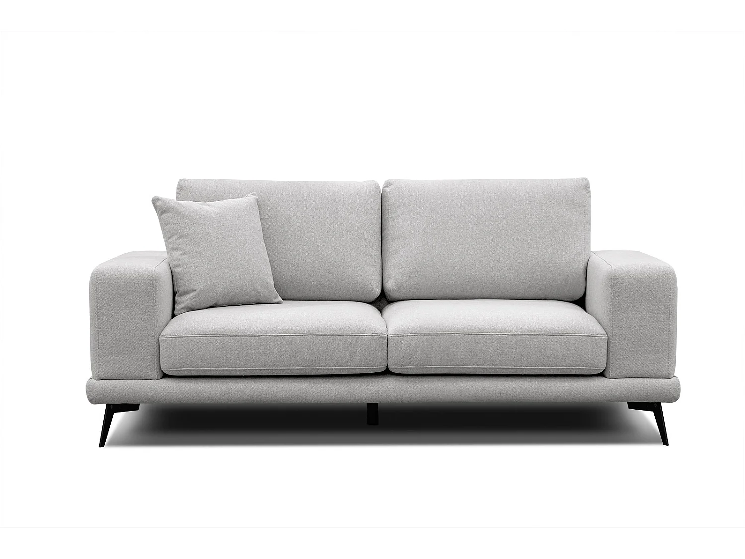 MEDIOLANE Sofa 2,5-Sitzer, hellgrau