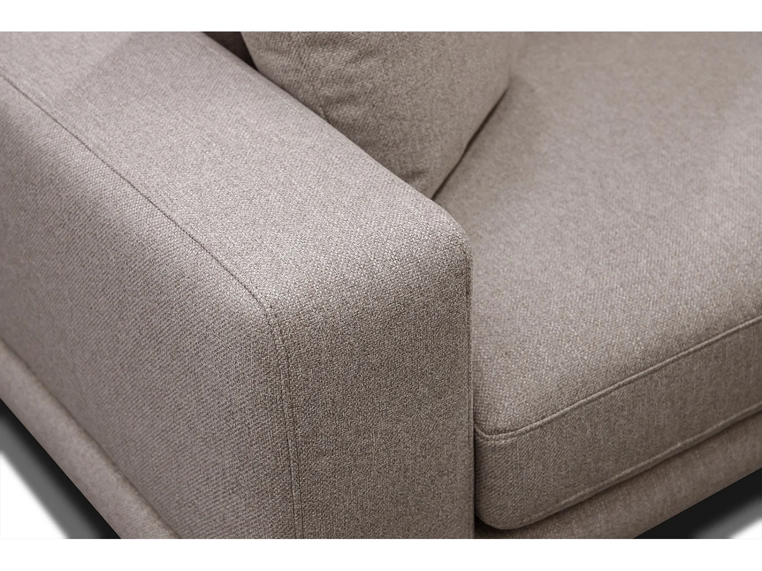 MEDIOLANE Sofa 2,5-Sitzer, taupe