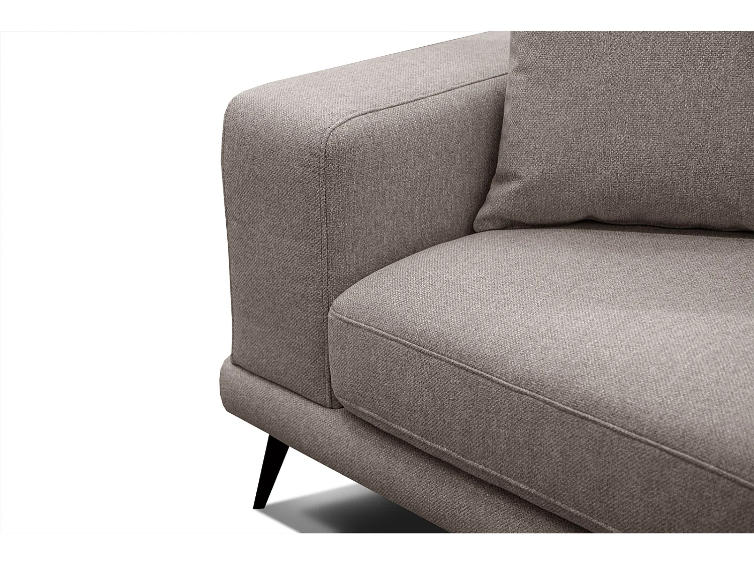 MEDIOLANE Sofa 2,5-Sitzer, taupe