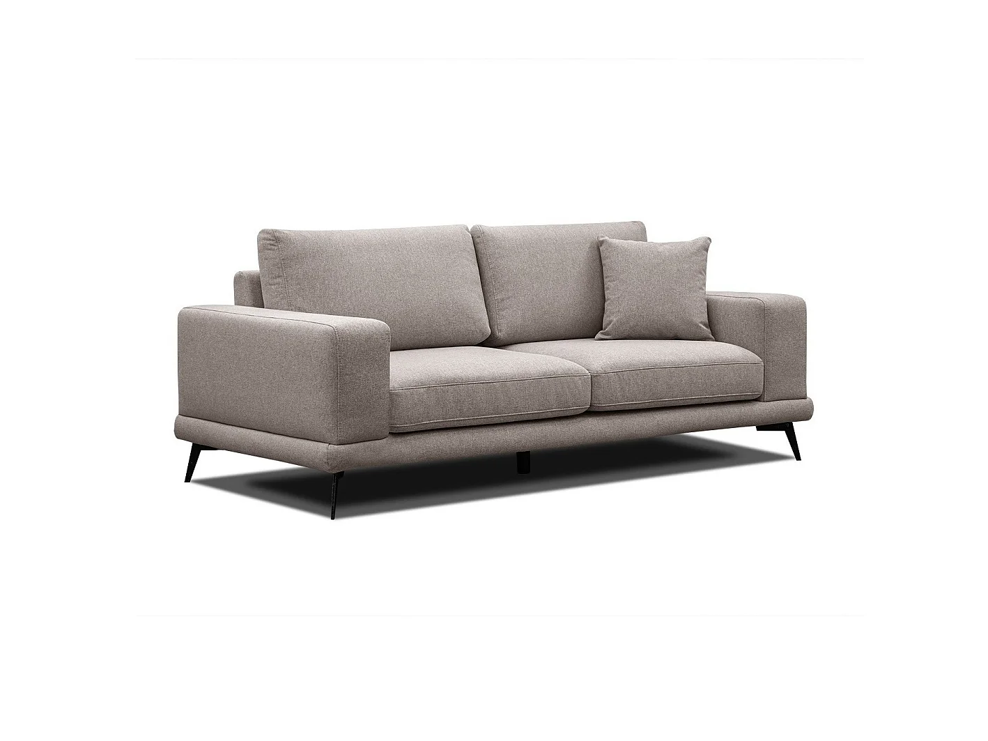 MEDIOLANE Sofa 2,5-Sitzer, taupe