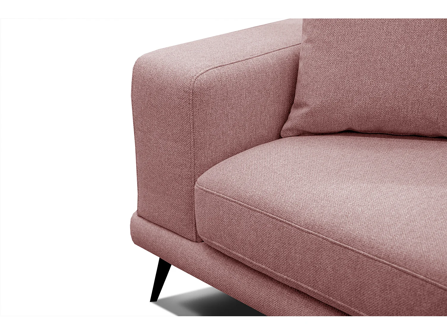 MEDIOLANE Sofa 3-Sitzer, hellrot