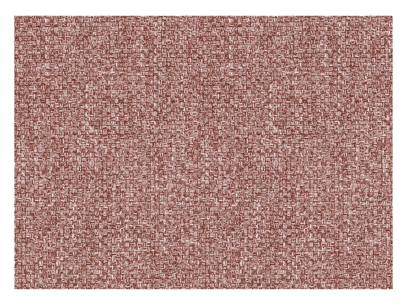Canapé droit XXL 3 places tissu rouge clair  - MEDIOLANE