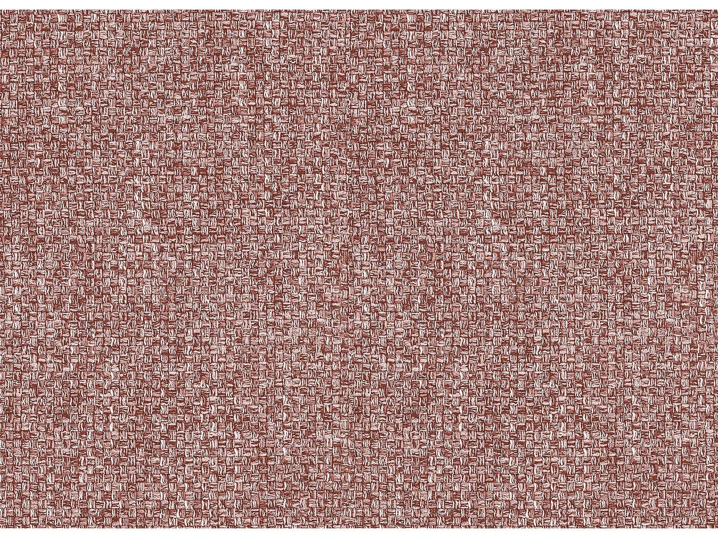 Canapé droit XXL 3 places tissu rouge clair  - MEDIOLANE