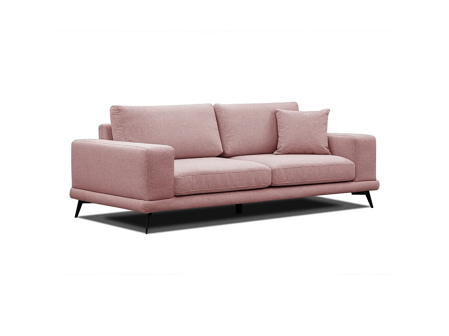 MEDIOLANE Sofa 3-Sitzer, hellrot